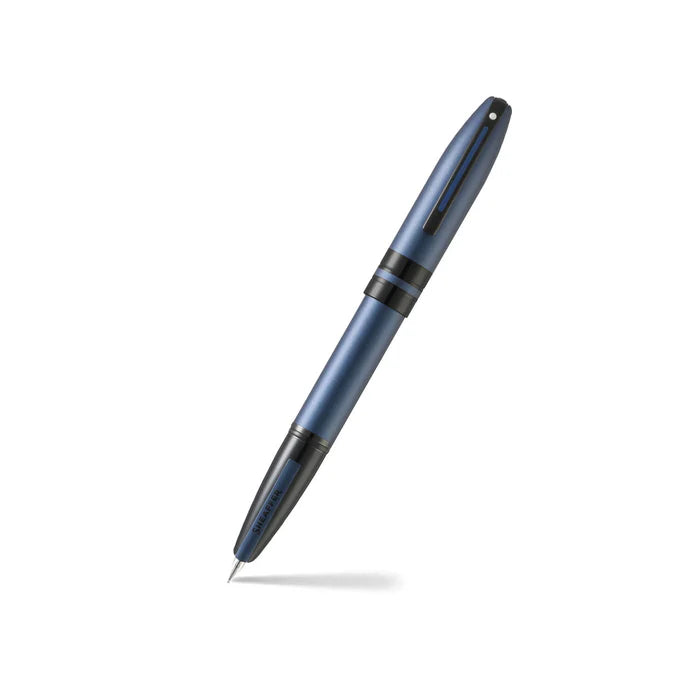 Sheaffer® ICON Metallic Blue Fountain Pen with Gloss Black Trim