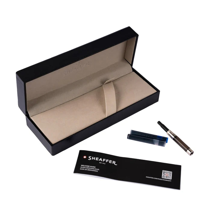 Sheaffer® ICON Metallic Blue Fountain Pen with Gloss Black Trim