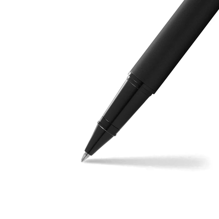 Sheaffer® 300 Matte Black Rollerball Pen with Polished Black Trim