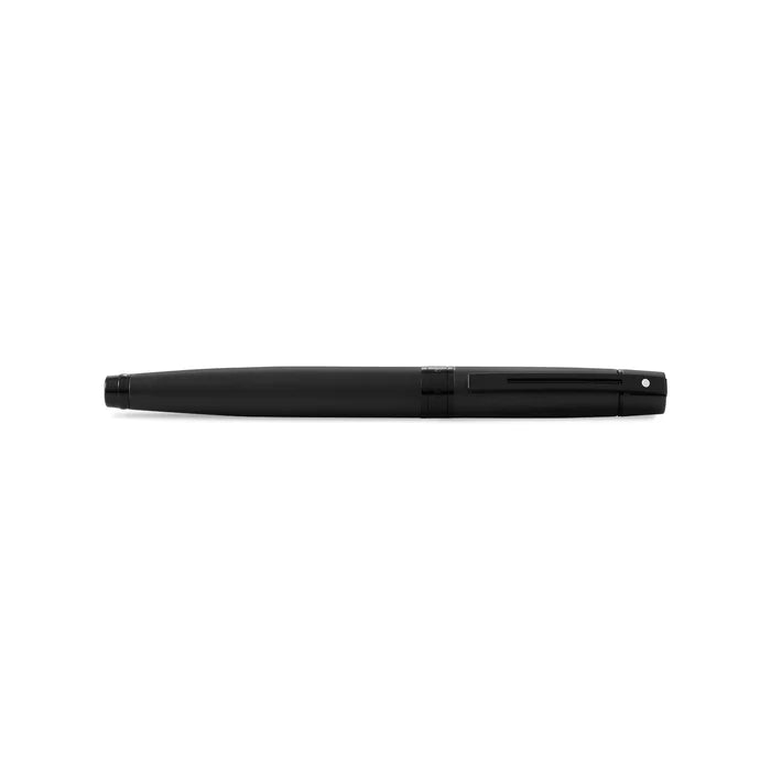 Sheaffer® 300 Matte Black Rollerball Pen with Polished Black Trim