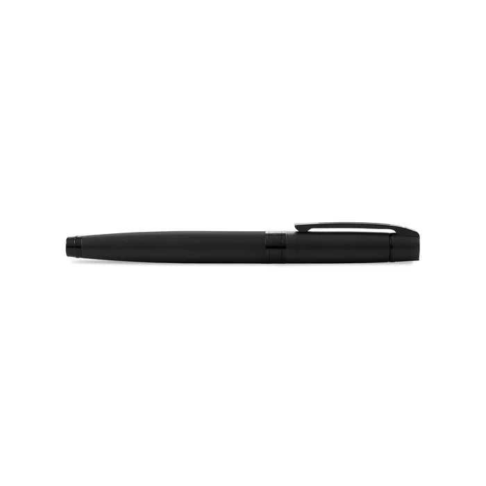 Sheaffer® 300 Matte Black Rollerball Pen with Polished Black Trim