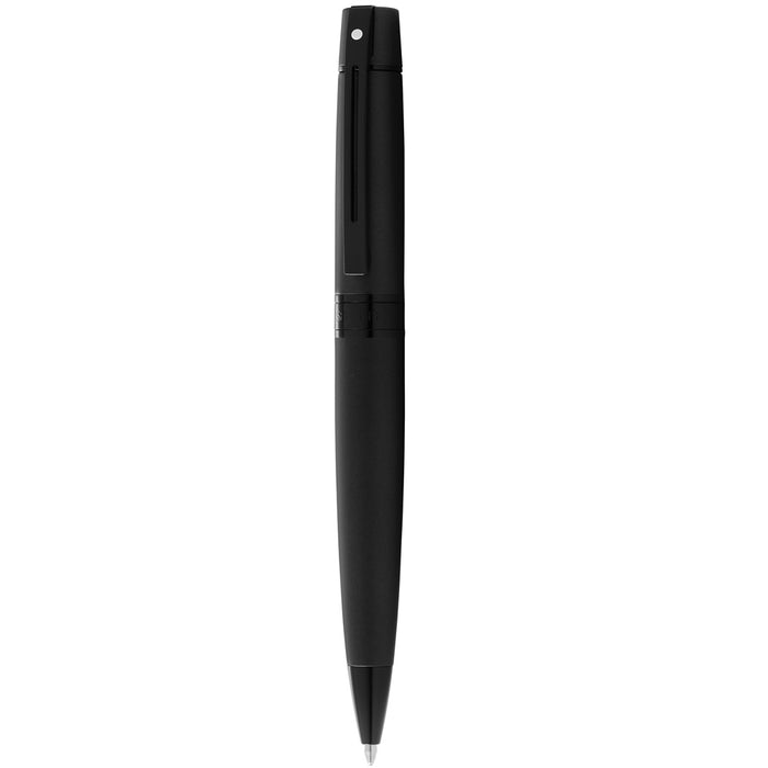 Sheaffer® 300 Matte Black Ballpoint Pen with Polished Black Trim