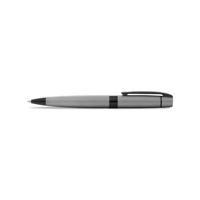 Sheaffer® 300 Matte Grey Ballpoint Pen with Polished Black Trim