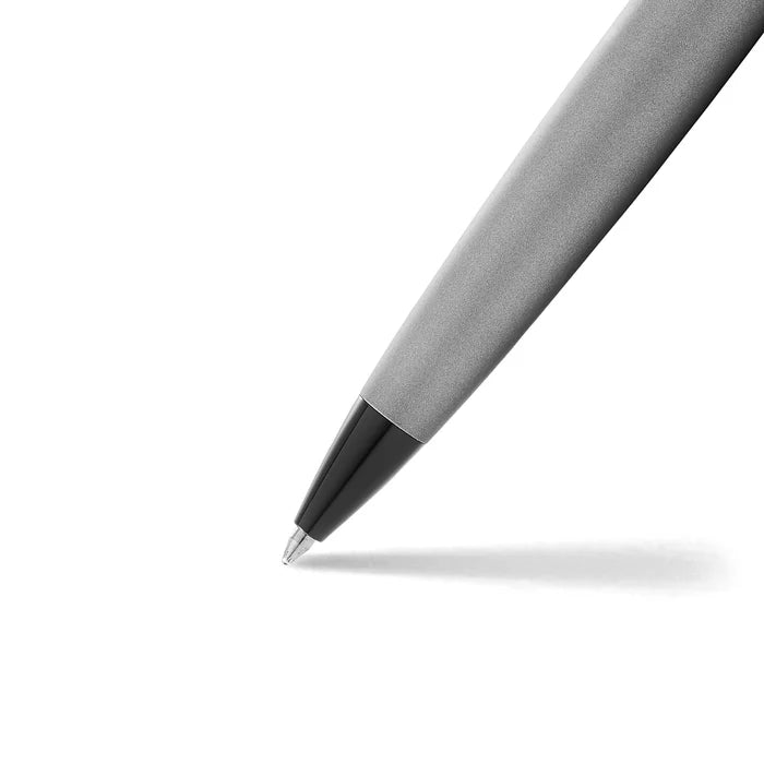 Sheaffer® 300 Matte Grey Ballpoint Pen with Polished Black Trim