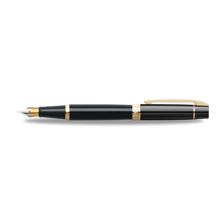 Sheaffer® 300 Glossy Black Fountain Pen with Gold Trim