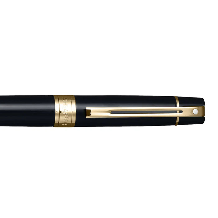 Sheaffer® 300 Glossy Black Ballpoint Pen With Gold-Tone Trim
