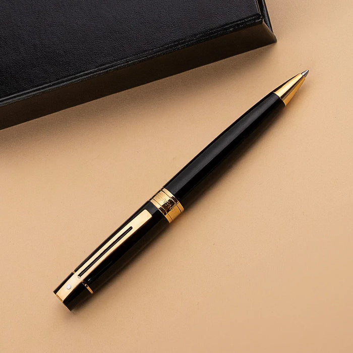 Sheaffer® 300 Glossy Black Ballpoint Pen With Gold-Tone Trim
