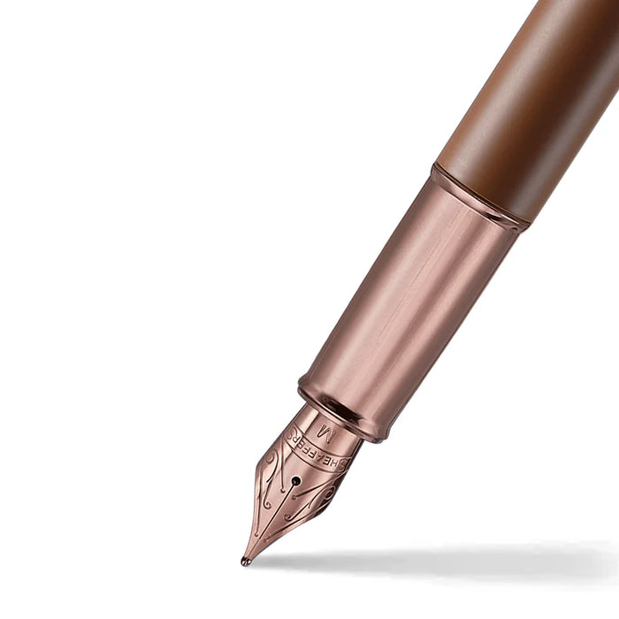 Sheaffer® 100 Coffee Edition Matt Brown Fountain Pen with Regal Brown PVD Trim