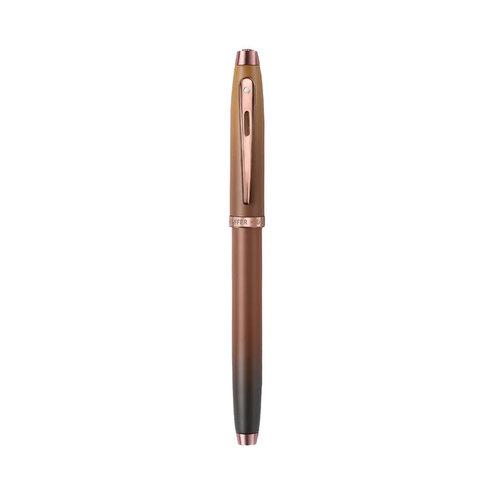 Sheaffer® 100 Coffee Edition Matt Brown Fountain Pen with Regal Brown PVD Trim
