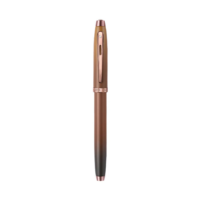 Sheaffer® 100 Coffee Edition Matt Brown Rollerball Pen with Regal Brown PVD Trim