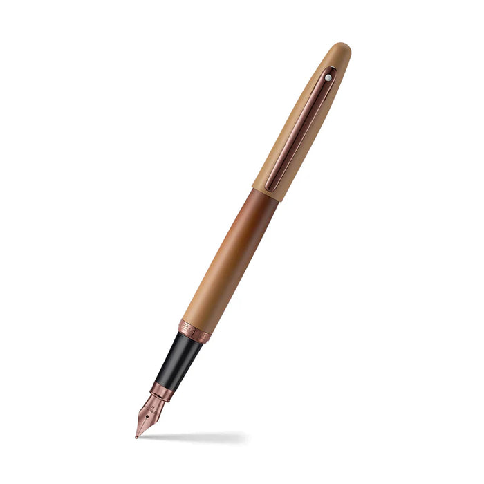 Sheaffer® VFM Coffee Edition Matt Brown Fountain Pen with Regal Brown PVD Trim