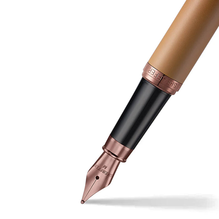 Sheaffer® VFM Coffee Edition Matt Brown Fountain Pen with Regal Brown PVD Trim
