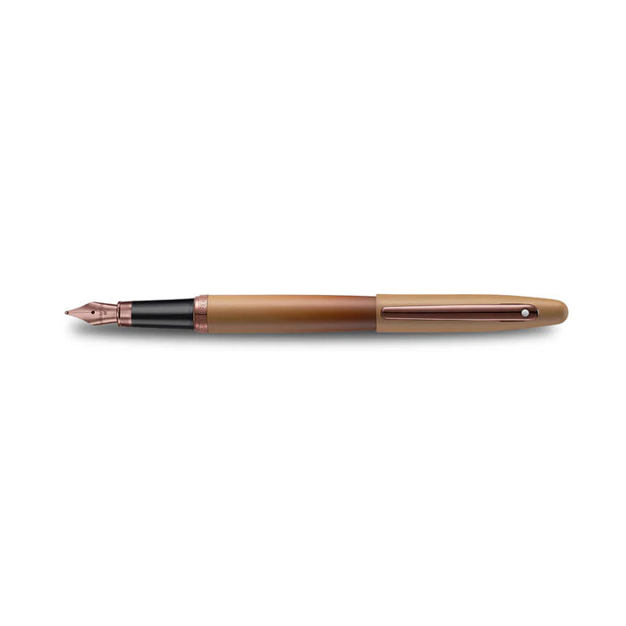 Sheaffer® VFM Coffee Edition Matt Brown Fountain Pen with Regal Brown PVD Trim