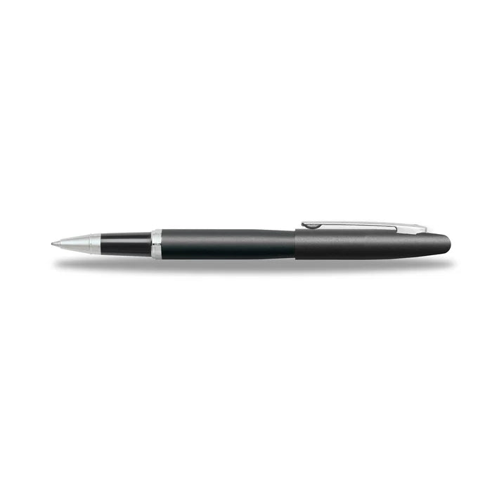 Sheaffer® VFM Matte Black Rollerball Pen With Chrome Trim