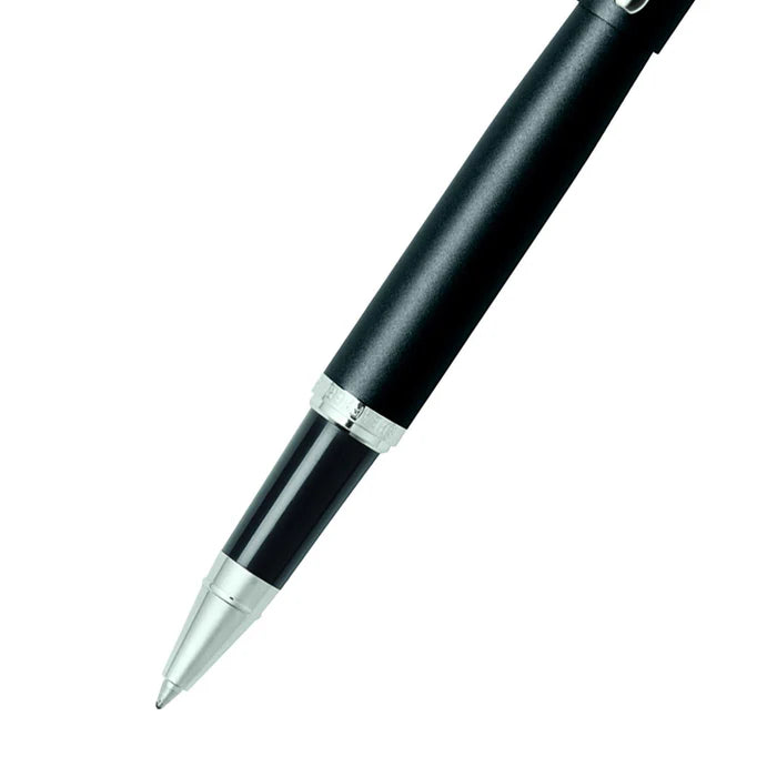 Sheaffer® VFM Matte Black Rollerball Pen With Chrome Trim