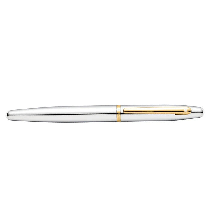 Sheaffer® VFM Polished Chrome Fountain Pen with Gold Trim