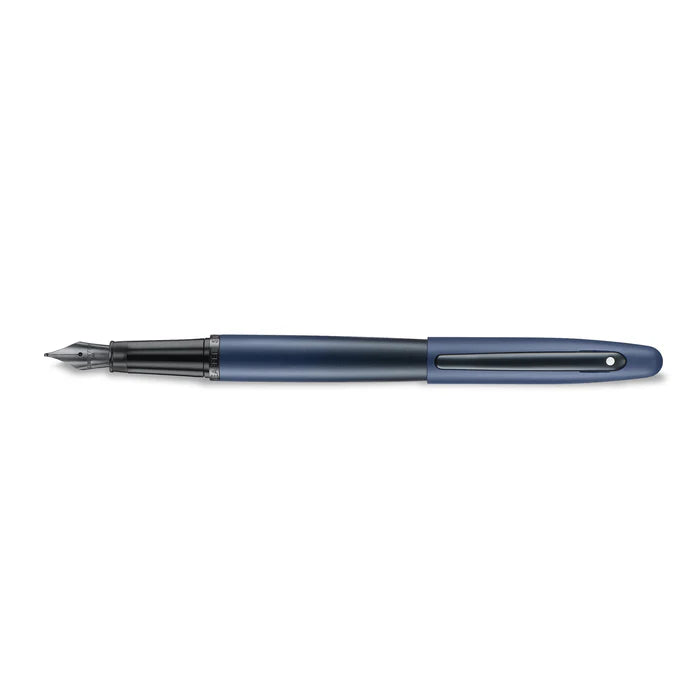 Sheaffer® VFM Matte Blue Fountain Pen with Matte Black Trim