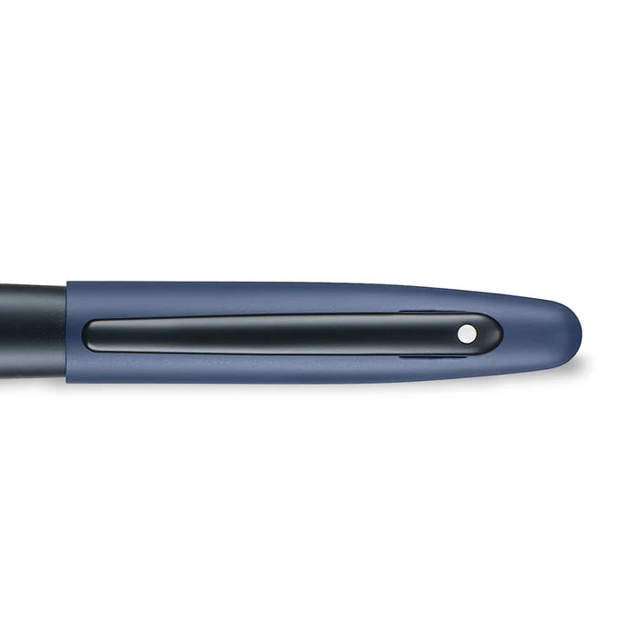 Sheaffer VFM Matte Blue Rollerball Pen with Matte Black Trim