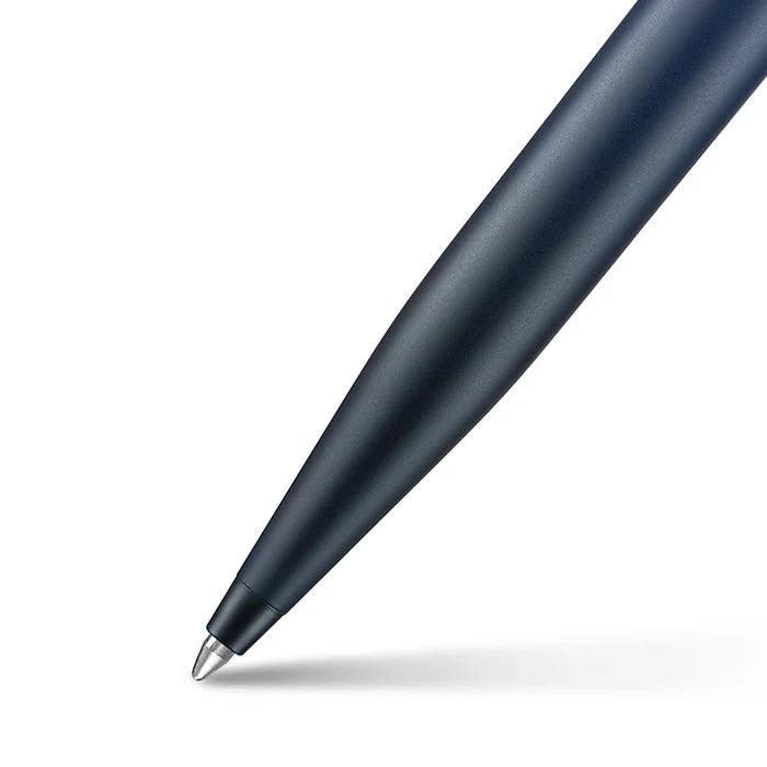Sheaffer VFM Matte Blue Ballpoint Pen with Matte Black Trim