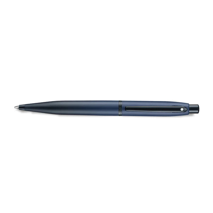 Sheaffer VFM Matte Blue Ballpoint Pen with Matte Black Trim