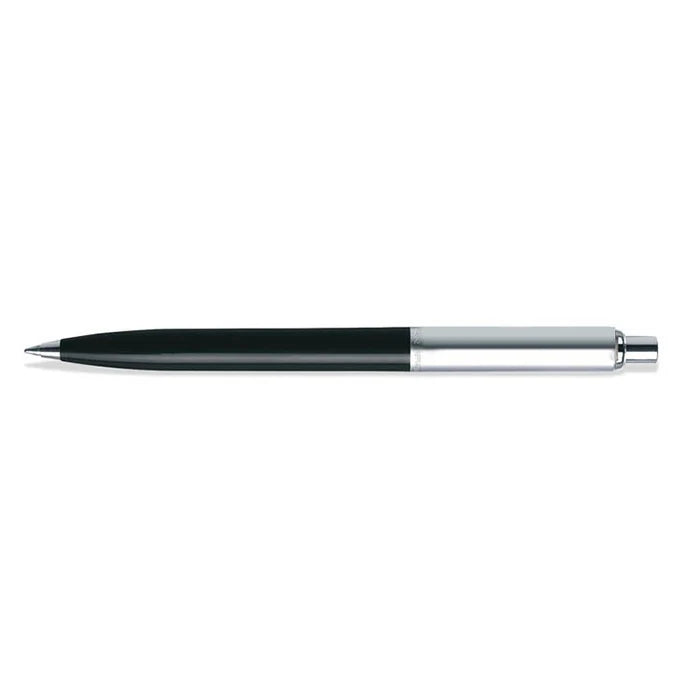 Sheaffer® Sentinel Black and Chrome Ballpoint Pen with Chrome Trim