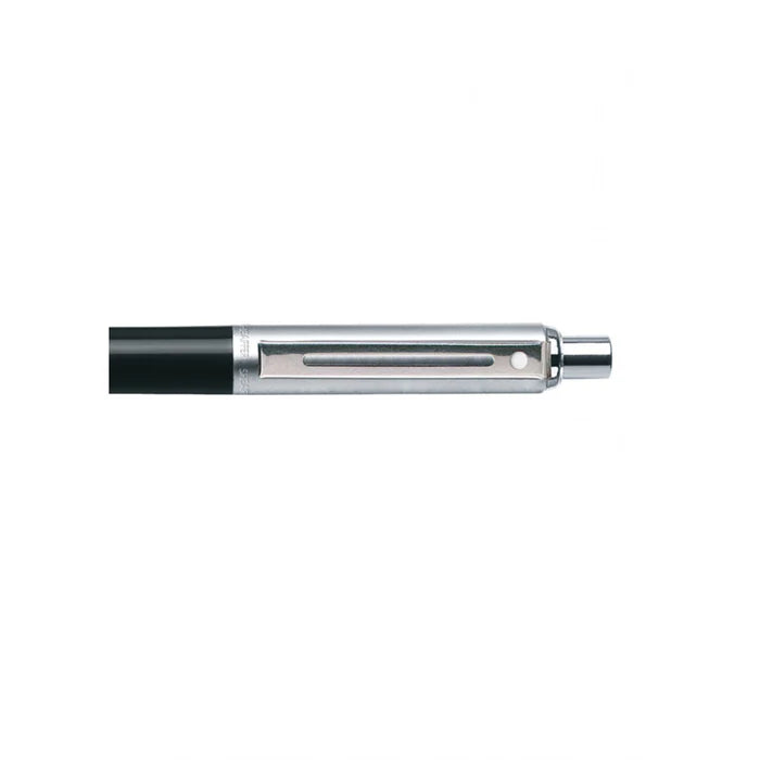 Sheaffer® Sentinel Black and Chrome Ballpoint Pen with Chrome Trim