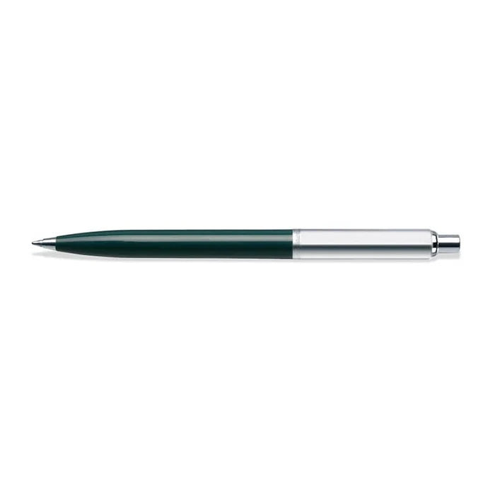 Sheaffer® Sentinel Dark Green and Chrome Ballpoint Pen with Chrome Trim