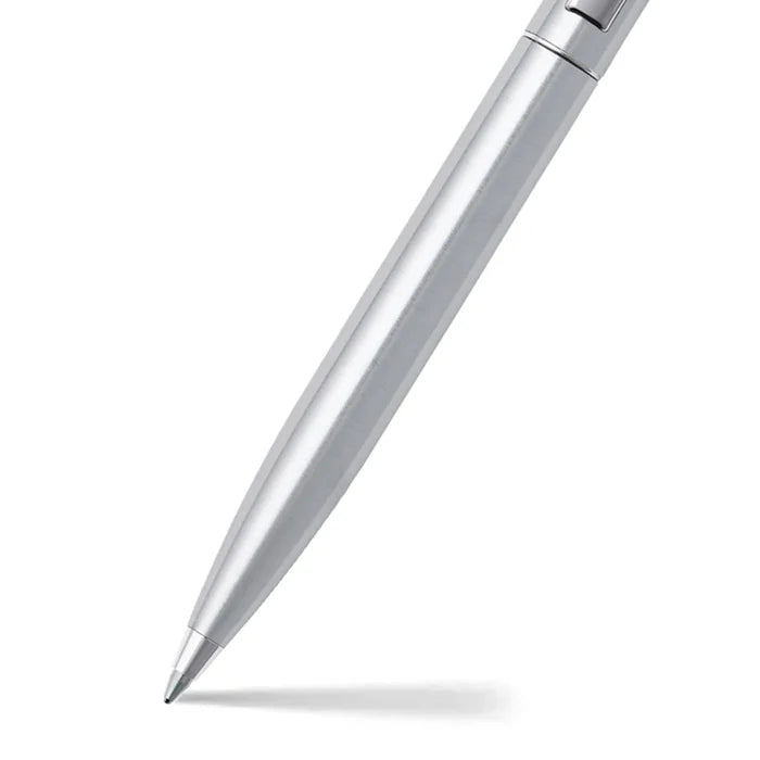 Sheaffer® Sentinel Brushed Chrome Ballpoint Pen with Chrome Trim