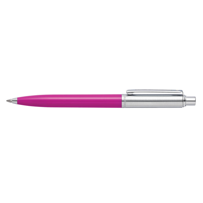 Sheaffer® Sentinel Fuchsia and Chrome Ballpoint Pen with Chrome Trim