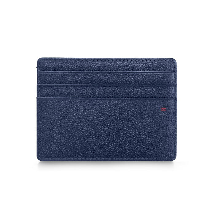 Sheaffer Gift Set VFM Matte Blue Ballpoint Pen with Chrome Trim and Night Blue Credit Card Holder