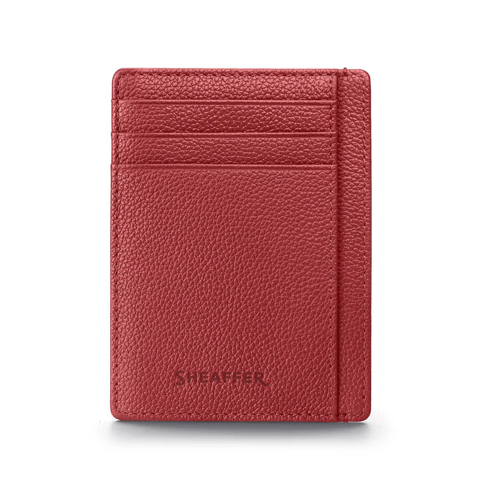 Sheaffer Scarlet Blaze Red Credit Card Holder and Gift Box/ No Pen