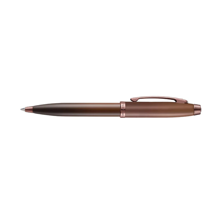 Sheaffer® 100 Coffee Edition Matt Brown Ballpoint Pen with Regal Brown PVD Trim