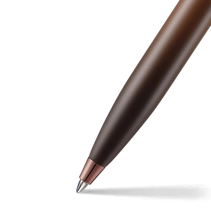 Sheaffer® 100 Coffee Edition Matt Brown Ballpoint Pen with Regal Brown PVD Trim