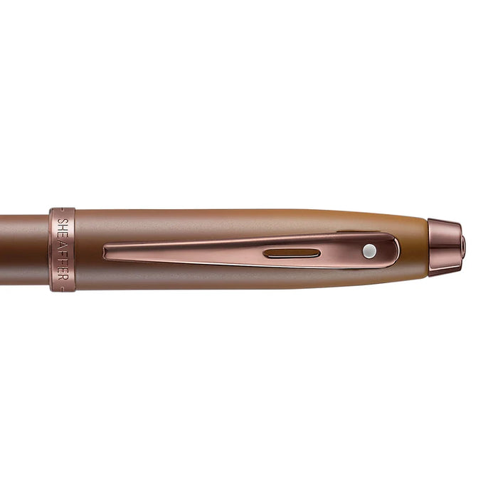 Sheaffer® 100 Coffee Edition Matt Brown Ballpoint Pen with Regal Brown PVD Trim