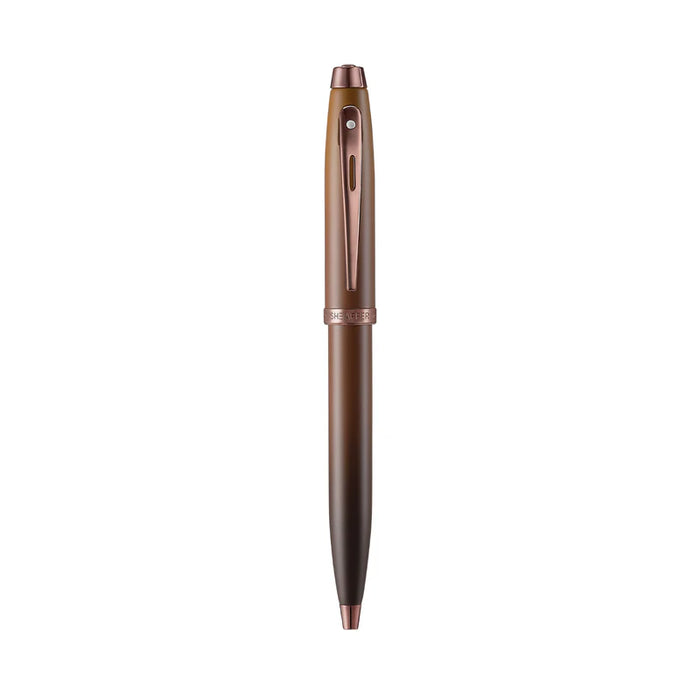 Sheaffer® 100 Coffee Edition Matt Brown Ballpoint Pen with Regal Brown PVD Trim