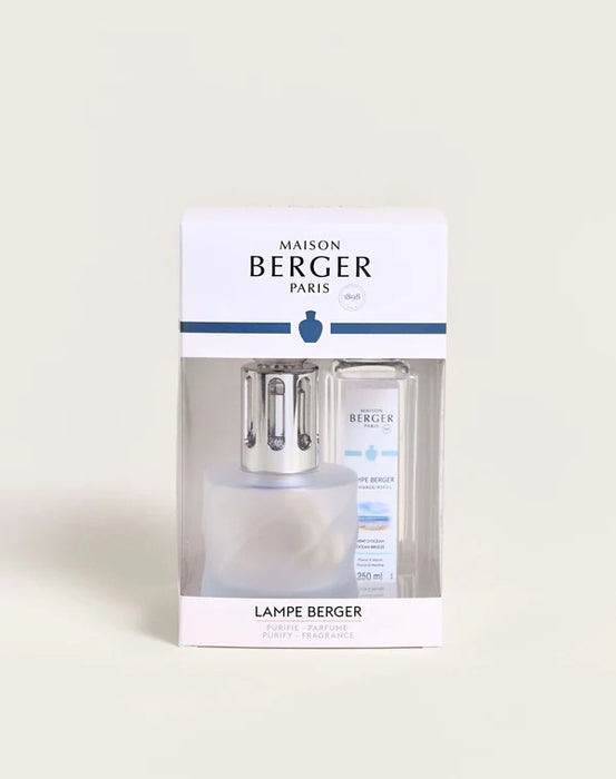 Maison Berger Spirale Amber Pink Lamp Gift Set with 250ml (8.5oz) Ocean Breeze Fragrance