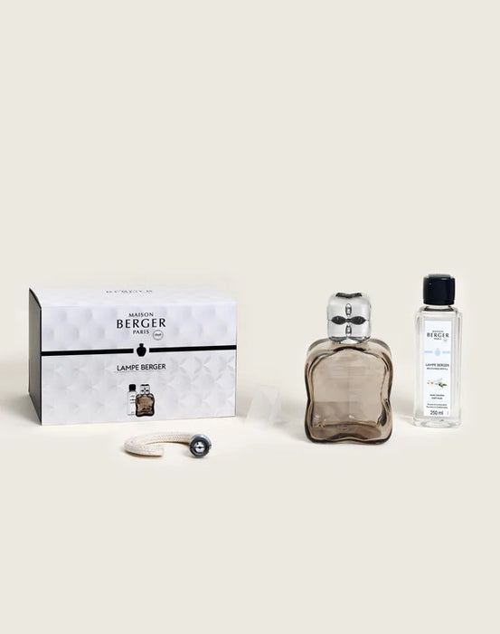 Maison Berger Ice Cozy Chestnut Set with 250ml (8.5oz) Cozy Musk Fragrance