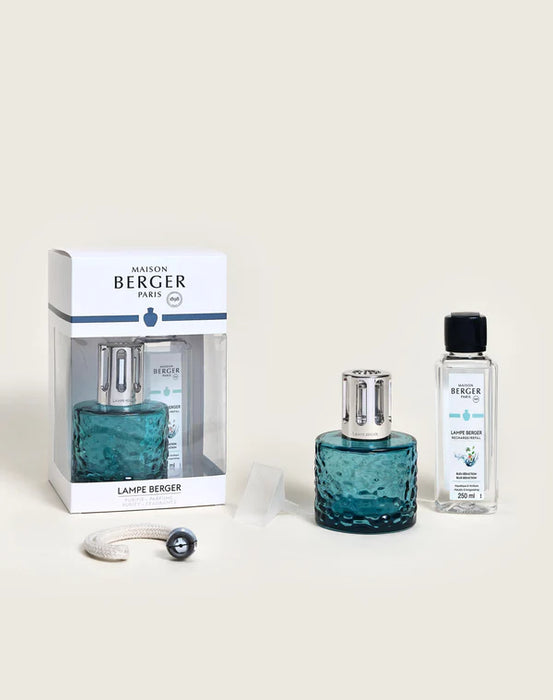 Maison Berger Mirage Blue Set with 250ml (8.5oz) Ocean Breeze Fragrance