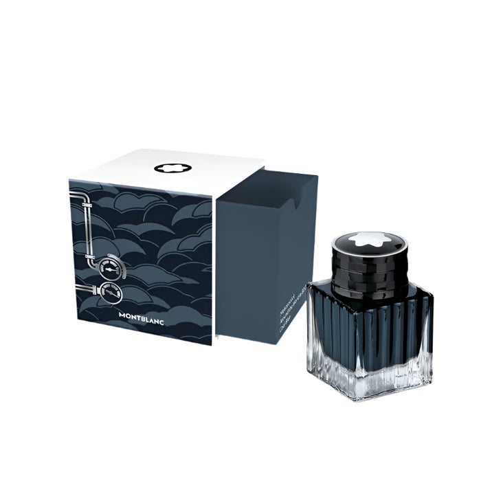 Montblanc Ink Bottle-Coal Blue, Around the World in 80 Days