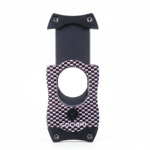 Colibri S-Cut Cigar Cutter Carbon Fiber White
