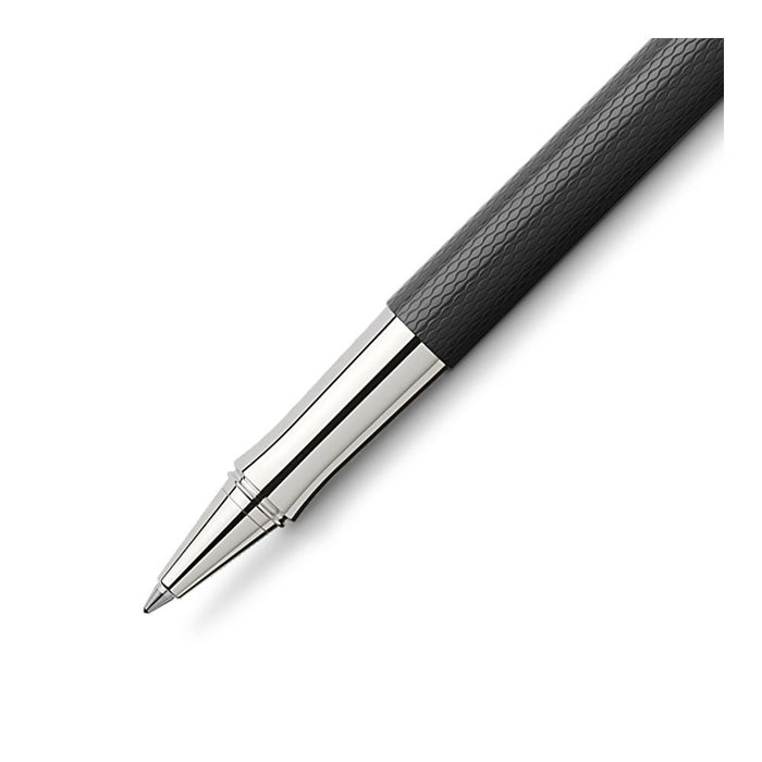 Graf von Faber-Castell Guilloche Rollerball Pen-Black