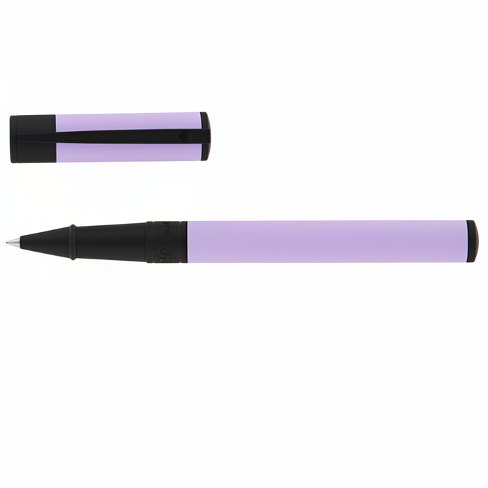 S.T. Dupont D-Initial Rollerball Pen-Lilac and Matt Black
