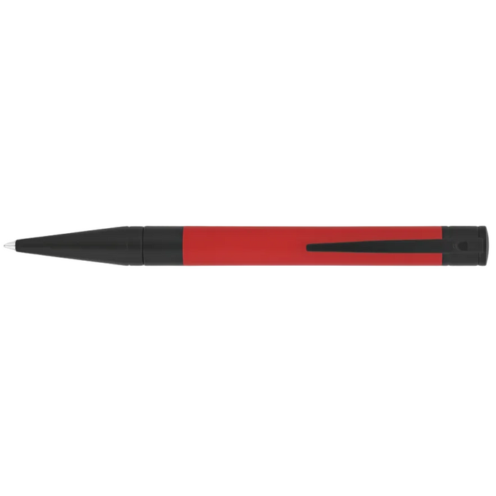 S.T. Dupont D-Initial Ballpoint Pen-Red and Matt Black