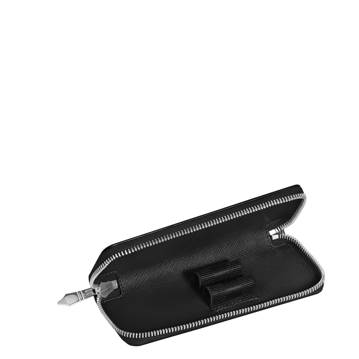 Montblanc Sartorial 2-Pen Pouch with Zip-Black