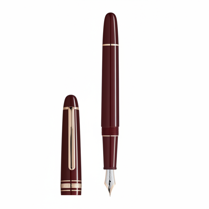 Montblanc Meisterstück 145 Burgundy Red Classique Fountain Pen