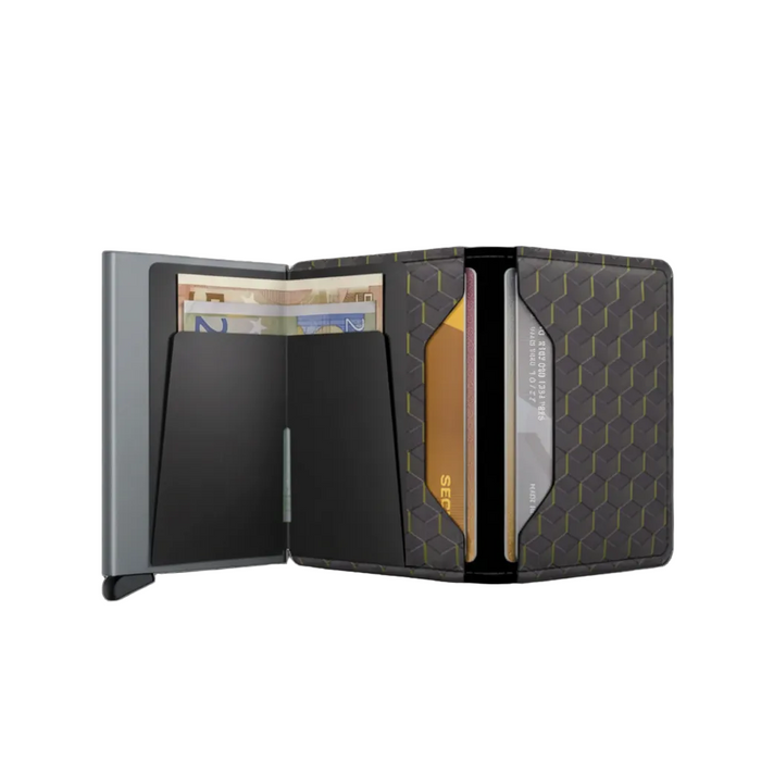 Secrid Slim Wallet Optical Grey-Yellow