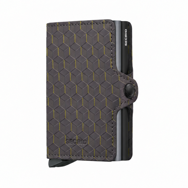 Secrid Twin Wallet Optical Grey-Yellow