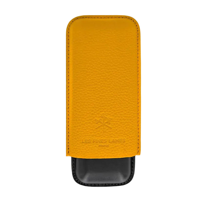 Les Fines Lames Duo Cigar Case-Yellow