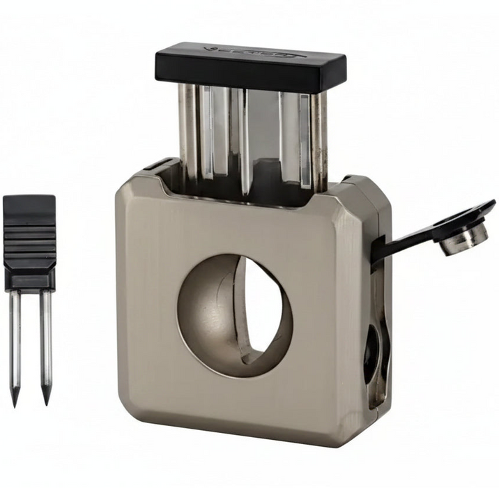 Vector VCube Cigar Cutter-Nickel Satin