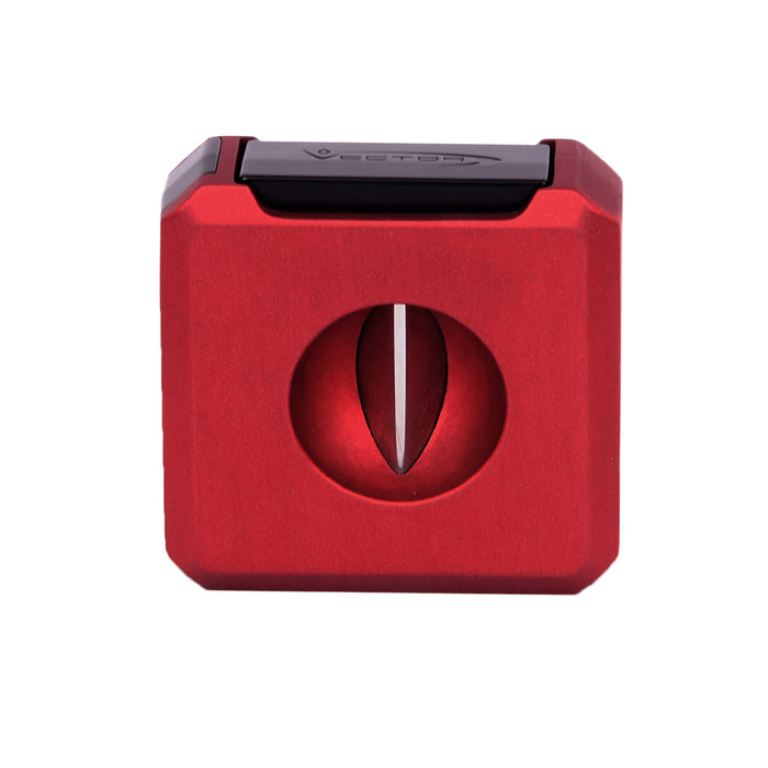 Vector VCube Cigar Cutter-Red Matte